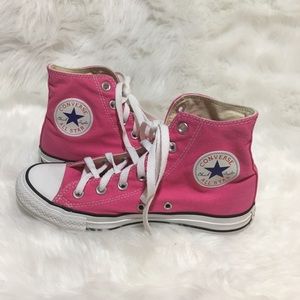 Converse High Top All Star Sneakers Pink Size 8
